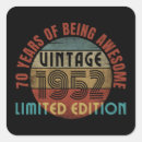 Search for 70 years stickers Vintage