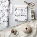 Search for white christmas wrapping paper Black