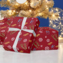 Search for red snowflakes wrapping paper Colourful