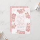 Search for bear save the dates Baby shower