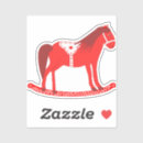 Search for red horse stickers Swedish