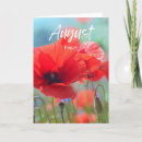 Search for remembrance birthday cards Poppy