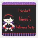 Search for girl vampire stickers Trick or treat