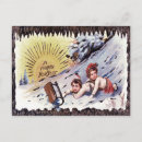 Search for snow sled postcards Cute