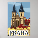 Search for prague vintage posters Illustration