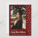 Search for maroon and white graduation invitations Simple