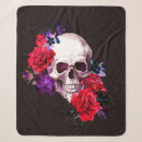 Search for skull blankets Watercolor