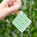 Search for think green key rings Blessings