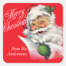 Search for vintage st nick stickers Jolly