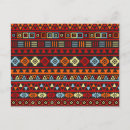Search for indian patterns postcards Aztec
