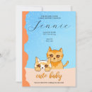 Search for cat illustrations invitations Baby