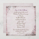 Search for old fashioned wedding invitations Floral