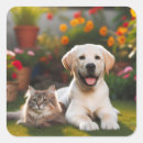 Search for cat and dog best friends stickers Pets