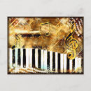Search for music keyboard postcards Musical