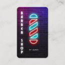 Search for barber pole business cards Hairdresser