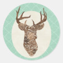 Search for rustic antler wedding stickers Deer