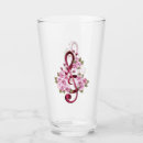 Search for note beer glasses Treble clef