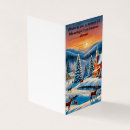 Search for winter scenes christmas cards Snowy landscape