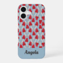 Search for red mushroom iphone cases Blue