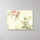 Search for japanese bird canvas prints Vintage