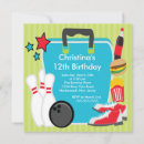 Search for childrens bowling party invitations Girl