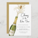 Search for champagne glass new years eve invitations Modern