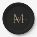 Search for black and gold paper plates Birthday