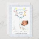 Search for monogram birth announcement cards Boy