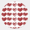 Search for three hearts stickers Abstract