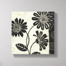 Search for black and white floral canvas prints Florals