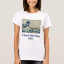 Search for tsunami wave tshirts Katsushika hokusai