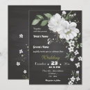 Search for black green white wedding invitations Floral