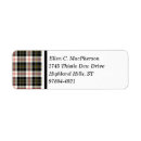 Search for black dress return address labels Black and white