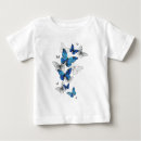 Search for blue baby shirts Butterflies