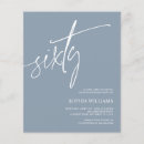 Search for 4x5 60th birthday invitations Budget