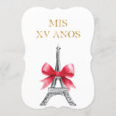 Search for paris quinceanera invitations French