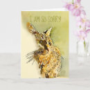Search for watercolor thinking of you cards Kitten