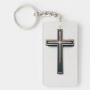 Search for religious cross key rings Church
