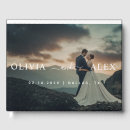 Search for photo wedding guest books Monogrammed