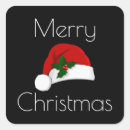 Search for santa hat stickers Black