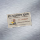 Search for earthmoving business cards Bulldozer