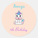 Search for white unicorn stickers Pink