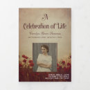 Search for red funeral programmes Floral