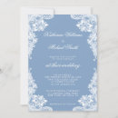 Search for lace wedding wedding invitations Blue