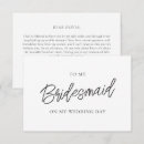 Search for bridesmaid thank you cards Script
