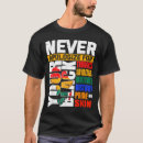 Search for black history tshirts Never