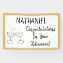 Search for retirement congratulations banners Elegant