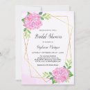 Search for hydrangea bridal shower invitations Modern