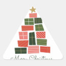 Search for holidays triangle stickers Xmas