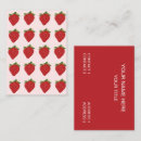 Search for strawberry business cards Farmers market